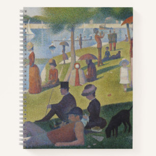 Ein Sonntag auf La Grande Jatte, Georges Seurat 18 Notizbuch