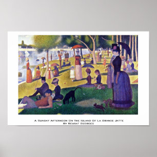 Ein Sonntag Nachmittag auf der Insel Poster