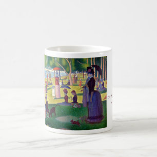 Ein Sonntag Nachmittag auf La großes Jatte durch Kaffeetasse
