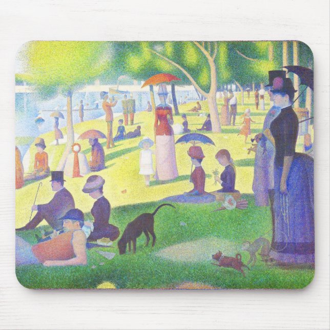 Ein Sonntag von Georges Seurat  Mousepad (Vorne)