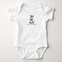 Ein-Sorte-Zebra-Babykarosserieanzug
