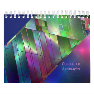 Ein Sortiment digitaler Abstrakter Kunst Kalender