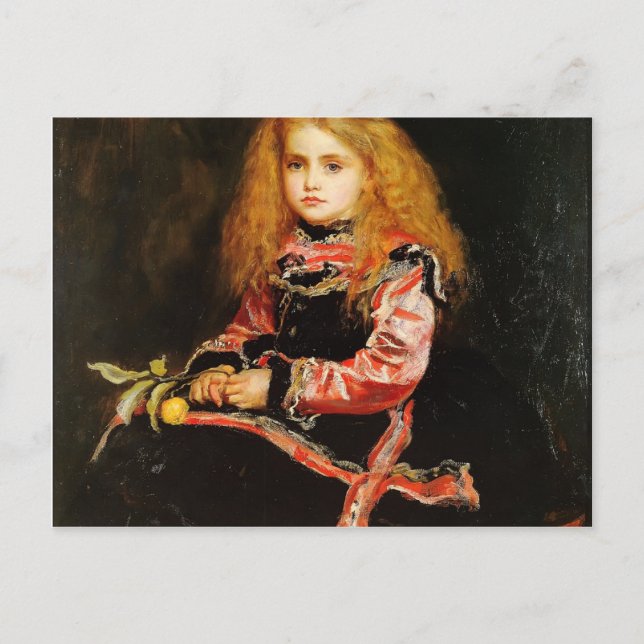 Ein Souvenir von Velazquez von John Everett Millai Postkarte (Vorderseite)