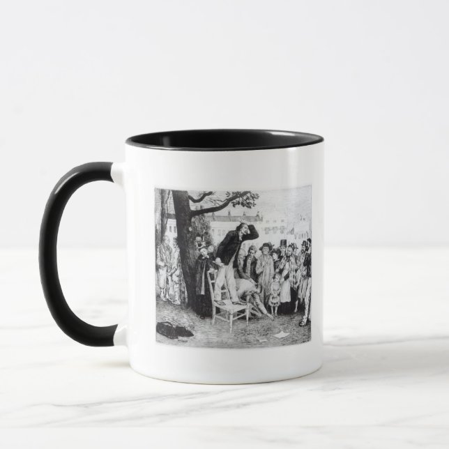 Ein sozialistischer Lautsprecher, graviert durch Tasse (Links)