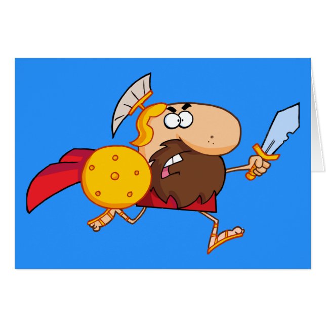 Ein spartanischer Kriegersbetrieb (Vorderseite (Horizontal))