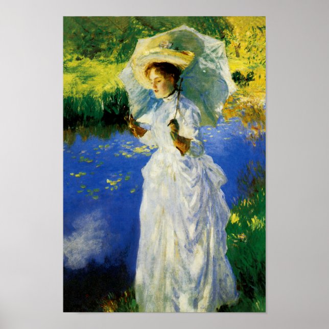 Ein Spaziergang am Morgen Poster (Vorne)