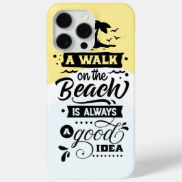Ein Spaziergang am Strand ist immer eine gute Idee Case-Mate iPhone Hülle