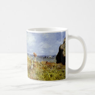 Ein Spaziergang auf den Klippen von Pourville Kaffeetasse