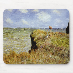 Ein Spaziergang auf den Klippen von Pourville Mousepad