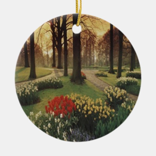 Ein Spaziergang durch den Park Keramikornament (Vorne)