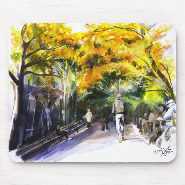 Ein Spaziergang durch den Park Mousepad (Vorne)
