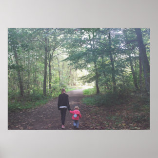 Ein Spaziergang im Wald Poster