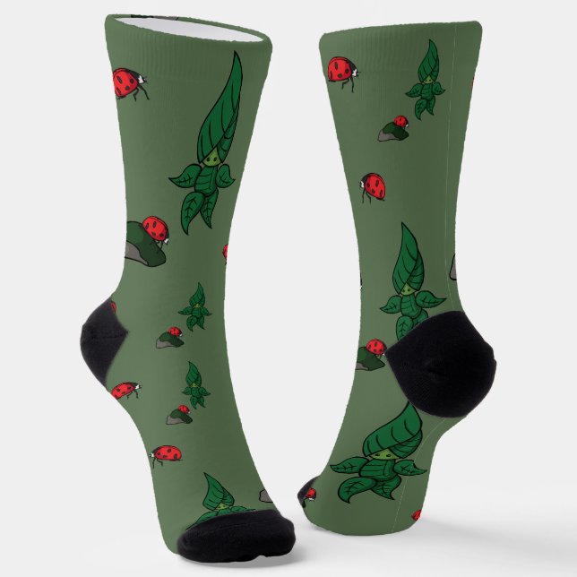 Ein Spaziergang im Wald Socken (Gewinkelt)