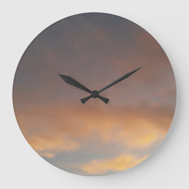 Ein Spaziergang in den Wolken 1 Acrylwand Uhr (Vorderseite)