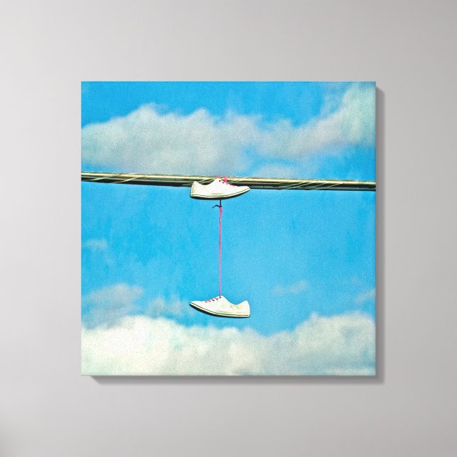 Ein Spaziergang in den Wolken Leinwanddruck (Vorderseite)