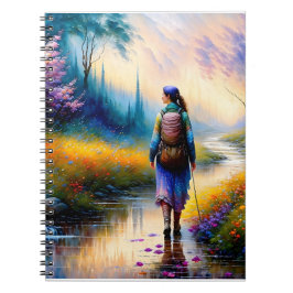 Ein Spaziergang in der Holzkunst Notizblock