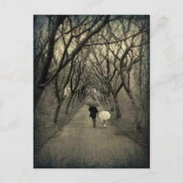 Ein Spaziergang mit der Postkarte des Parks