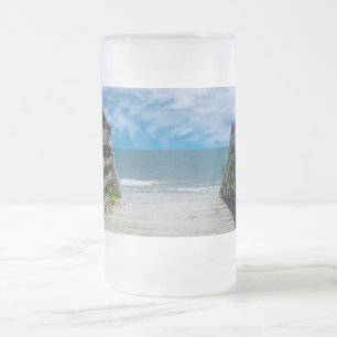 Ein Spaziergang zum Paradies Mattierter Glasbäcker Mattglas Bierglas