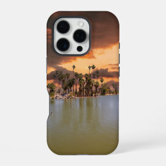 ein spektakulärer Sonnenuntergang am Encanto Park iPhone 16 Pro Hülle