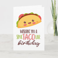 Ein spektakuläres Geburtstagsfest Funny Taco