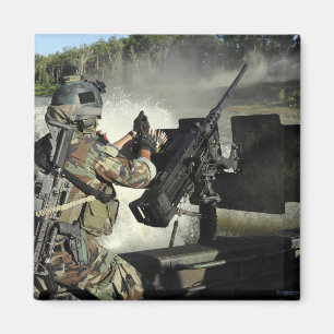 Ein spezielles Kriegsführung Kämpfer-Handwerk Magnet