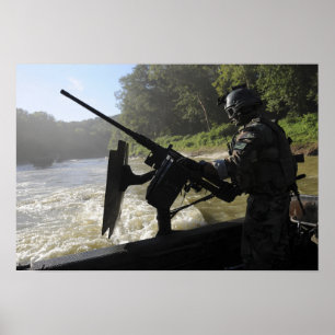 Ein spezielles Kriegsführung Kämpfer-Handwerk Poster
