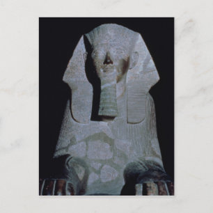 Ein Sphinx von Königin Hatshepsut Postkarte