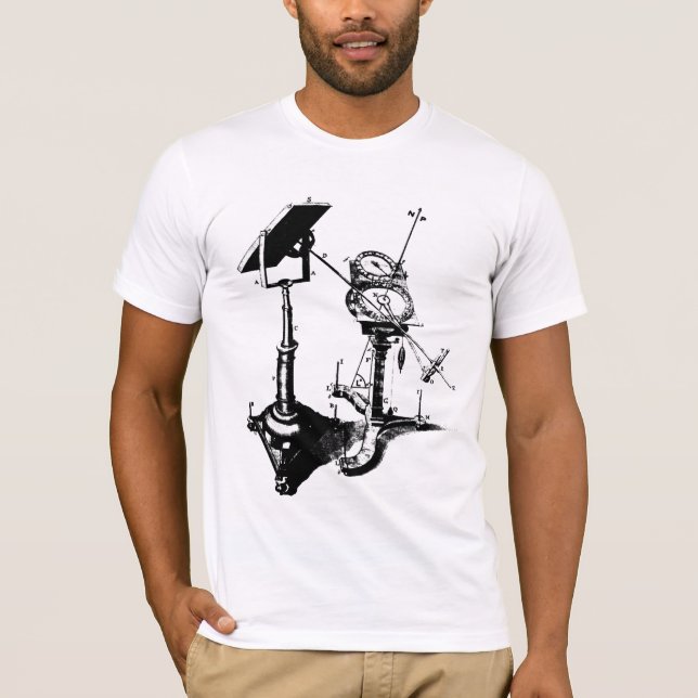 Ein-Spiegel Heliostat T-Shirt (Vorderseite)