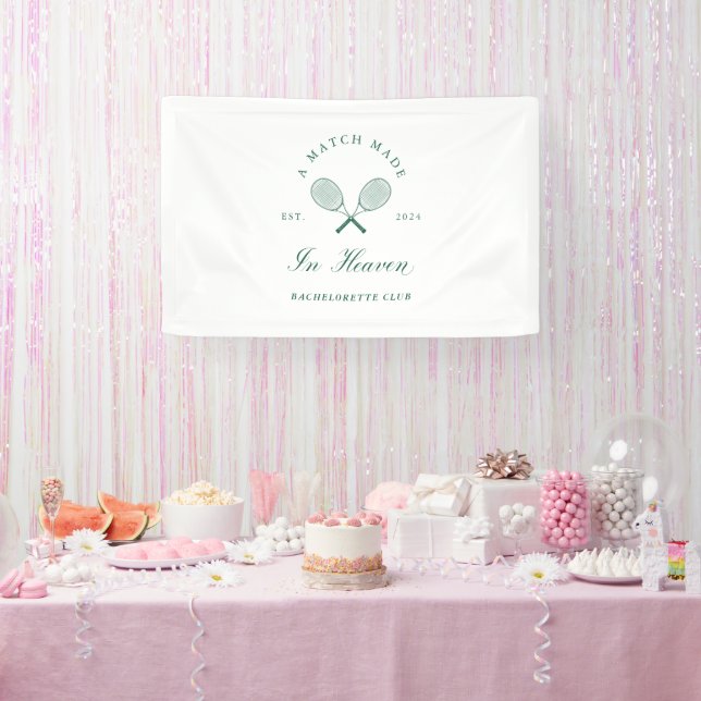 Ein Spiel aus dem Himmel Bachelorette Banner (Party)