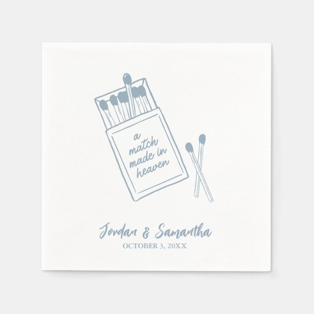 Ein Spiel, das in der Personalisierten Hochzeit vo Serviette (Vorderseite)