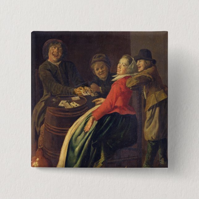 Ein Spiel der Karten Button (Vorderseite)