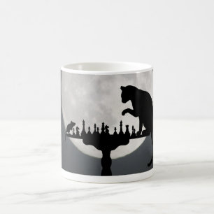 Ein Spiel der Katze und der Maus Kaffeetasse