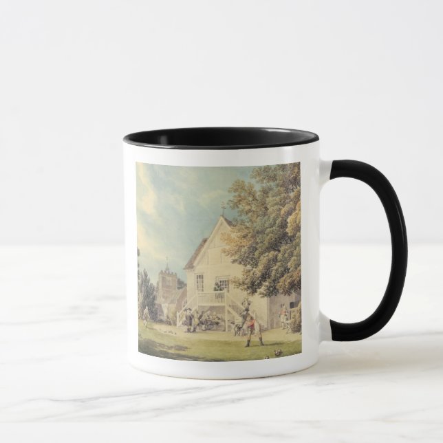 Ein Spiel der Schüsseln auf dem Bowling Green Tasse (Rechts)