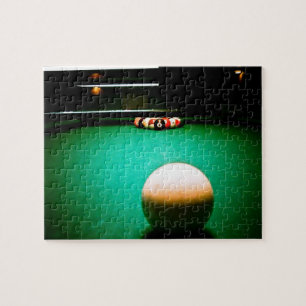 Ein Spiel des Poolpuzzles