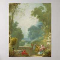 Ein Spiel heißer Cockles - Fragonard (c.1775)