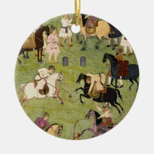 Ein Spiel von Polo, vom großen Clive Album Keramik Ornament