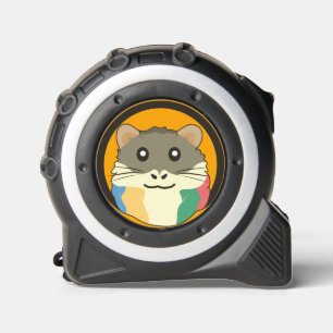 Ein spielerischer und lustiger Hamster Maßband