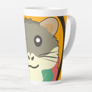 Ein spielerischer und lustiger Hamster Milchtasse