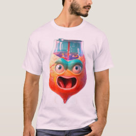Ein spielerisches medizinisches Modell, das einem  T-Shirt