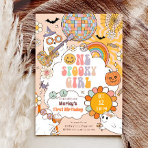 Ein Spooky Girl Retro Halloween erster Geburtstag