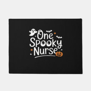 Ein Spooky Nurse Funny Ghost Nurse Halloween Essen Fußmatte
