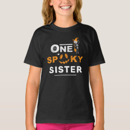 Ein Spooky Sister Halloween Matching Family Custom T-Shirt