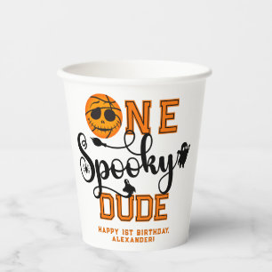 Ein Spooky Typ Basketball Boys Krasser Kindergebur Pappbecher