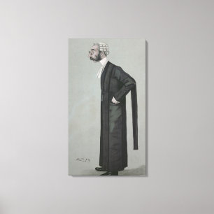 Ein Sporting Lawyer aus Vanity Fair Leinwanddruck