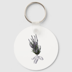 Ein Sprig von Heide von Schottland Schlüsselanhänger