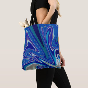 Ein Spritzer Blau Tasche