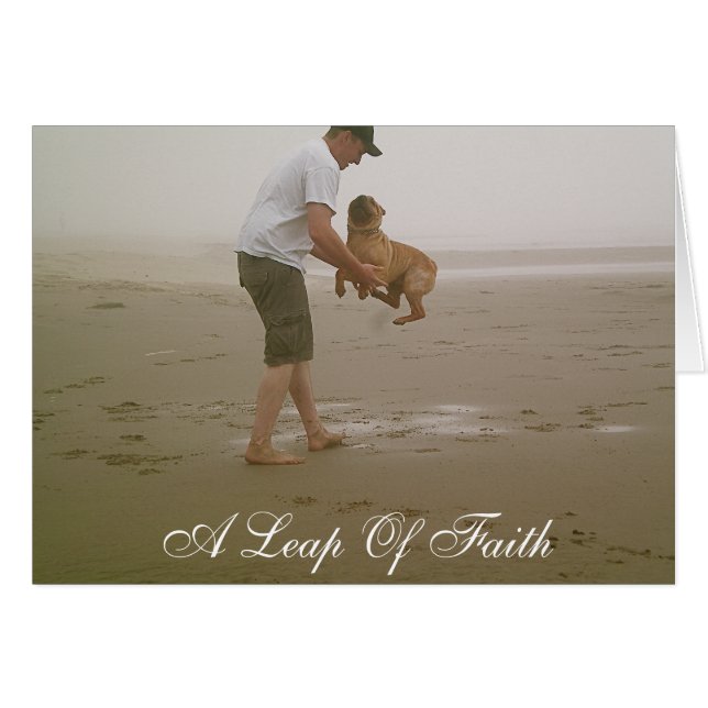 Ein Sprung des Glaubens (Vorderseite (Horizontal))