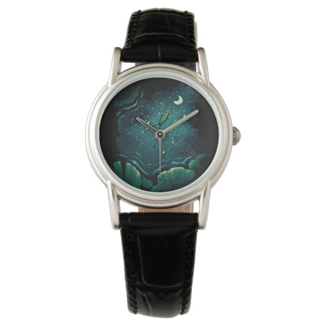 Ein Sprung über den Mond Armbanduhr (Vorderseite)