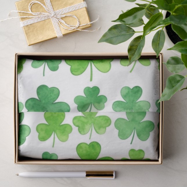 Ein St. Patrick-Serien-Design #2 Seidenpapier (Geschenk)