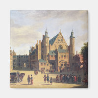 Ein Stadtplatz in Haarlem